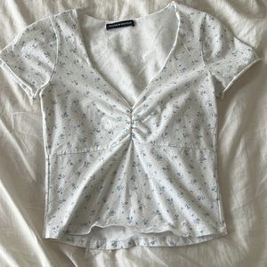 Brandy Melville Amara Top Baby blue